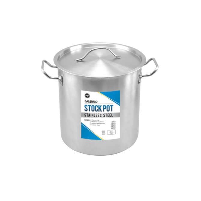40 Qt Stainless Steel Stock Pot with Cover M92675