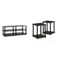 3-Tier TV Stand and End Tables Set F687