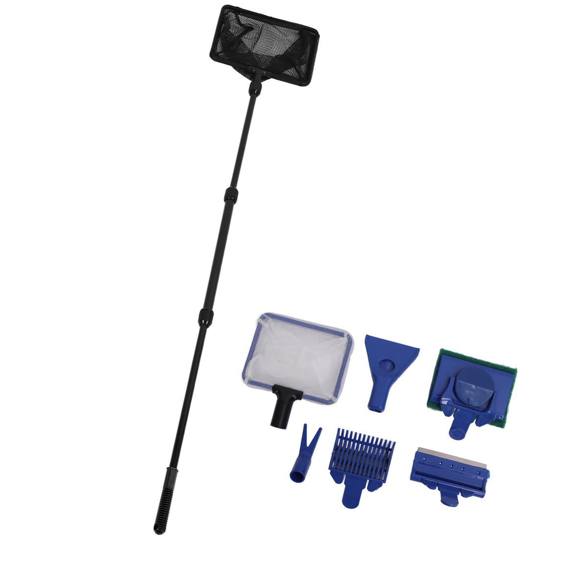 5 in 1 Telescopic Aquarium Cleaning Tool Kit I12679
