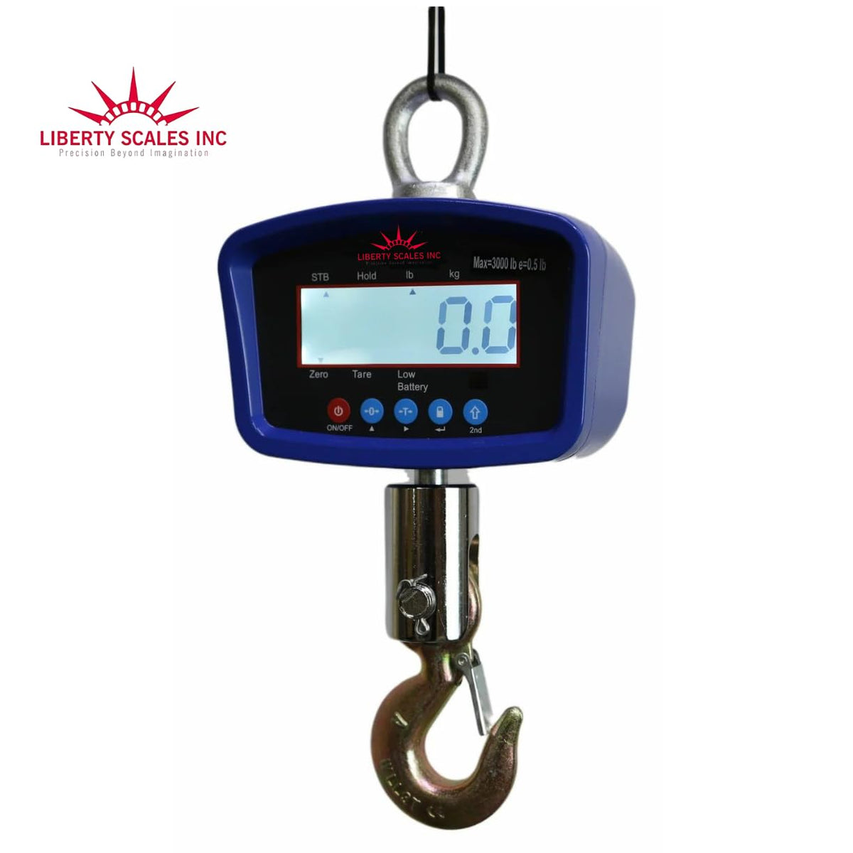 500 lb Digital Hanging Crane Scale with LCD Display U5722