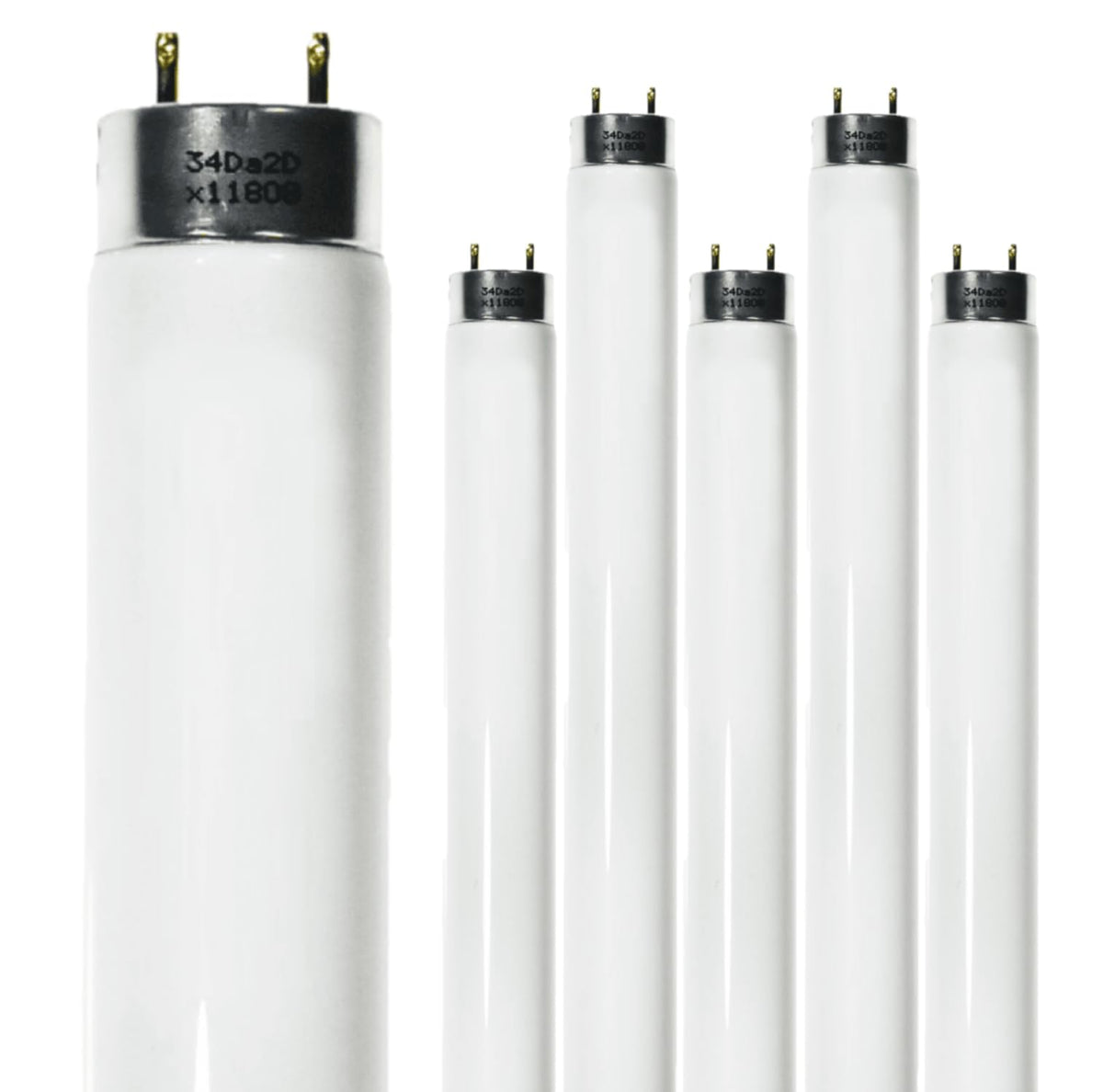 24 Inch T8 Fluorescent Tube Light Bulb 17W 4100K Cool White 2800 Lumen G13 Bi-Pin Base Pack of 6 C212
