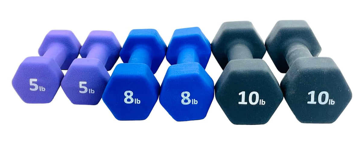 Neoprene Coated Dumbbell Hand Weight Set B4153