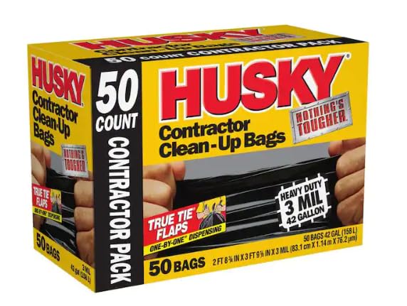 42 Gal. Heavy-Duty Contractor Clean-Up Bags 50-Count Y8110