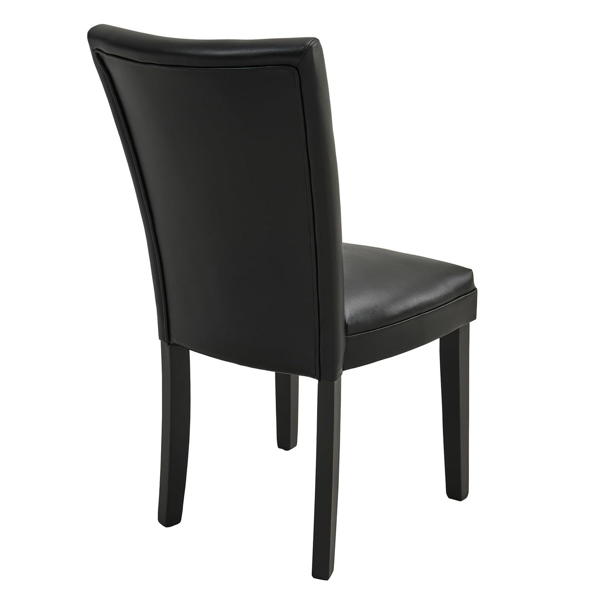 Set of 8 Black Faux Leather Upholstered Dining Chairs L94362