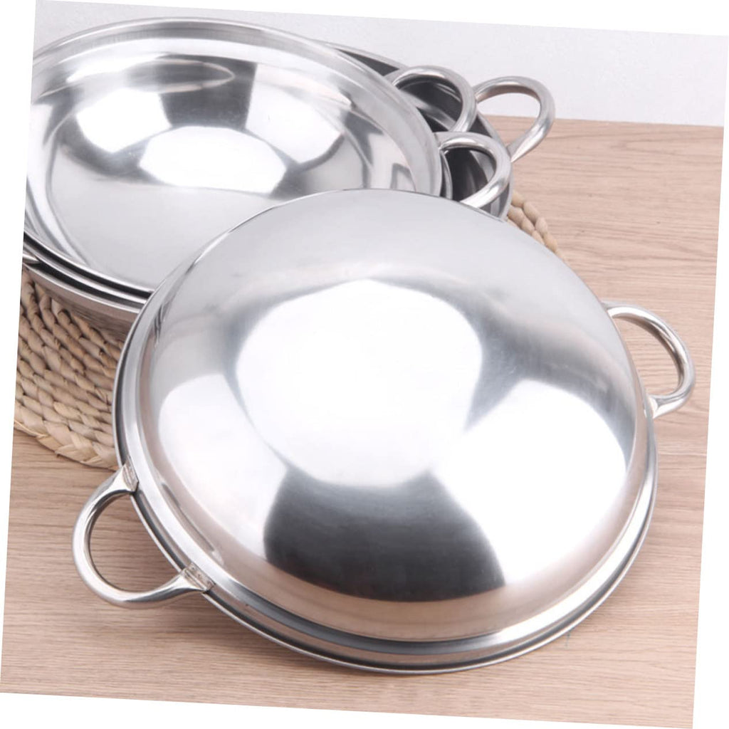 Stainless Steel Double Handle Cooking Pot with Lid C441