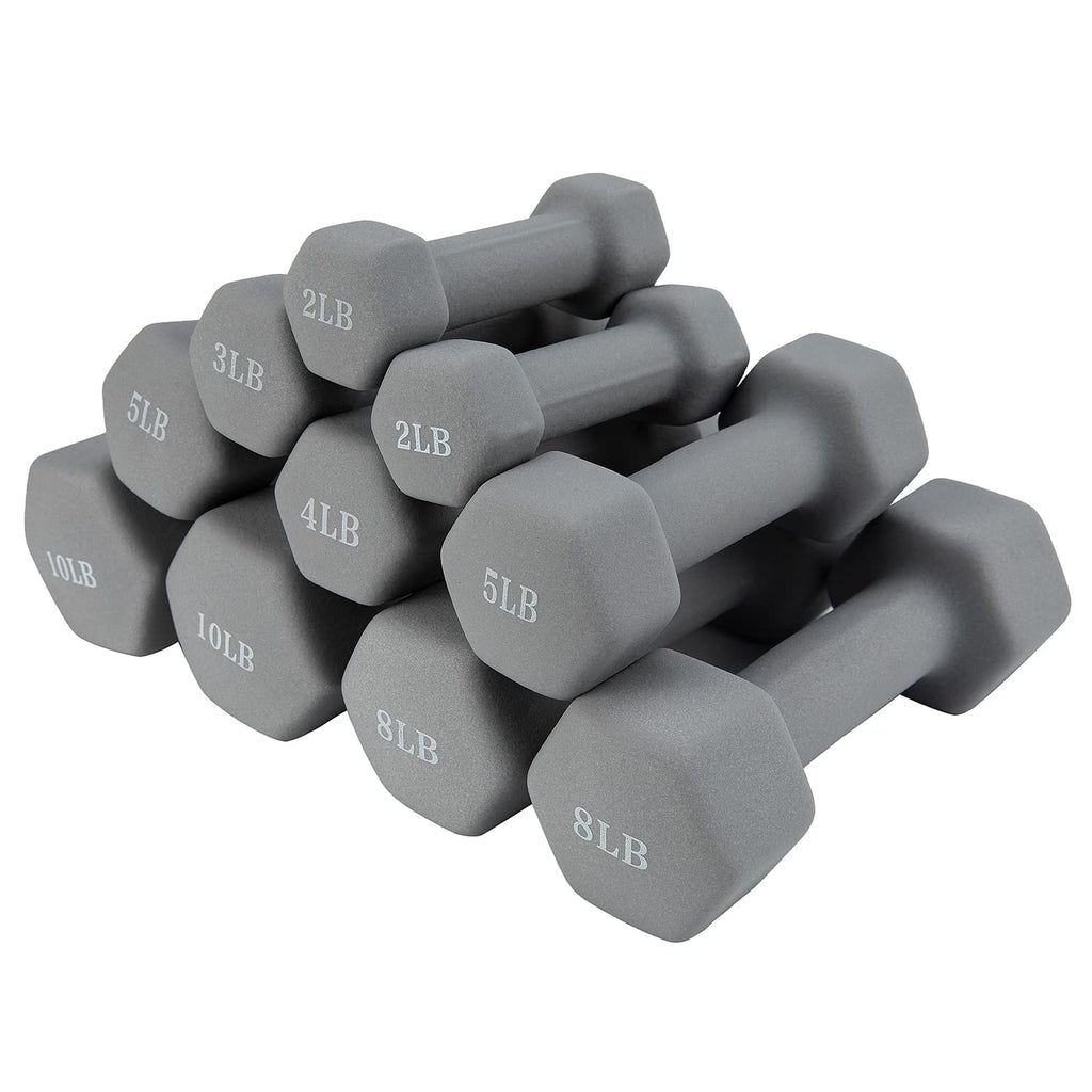 Dumbbells Set of 2 Hex Free Weights K661