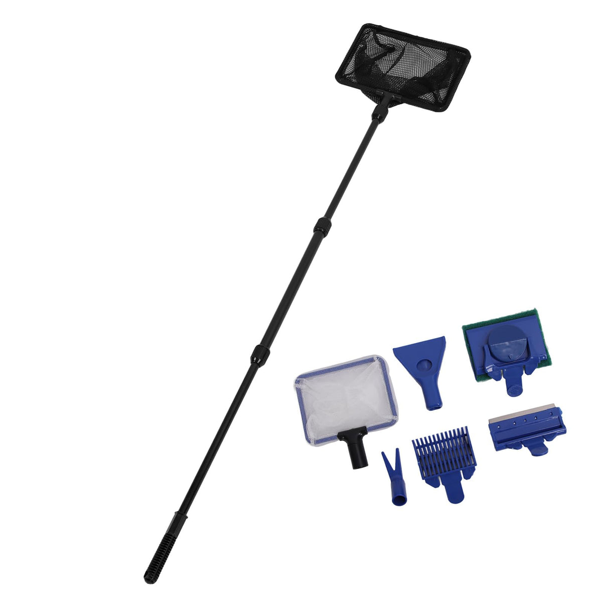 5 in 1 Telescopic Aquarium Cleaning Tool Kit I12679