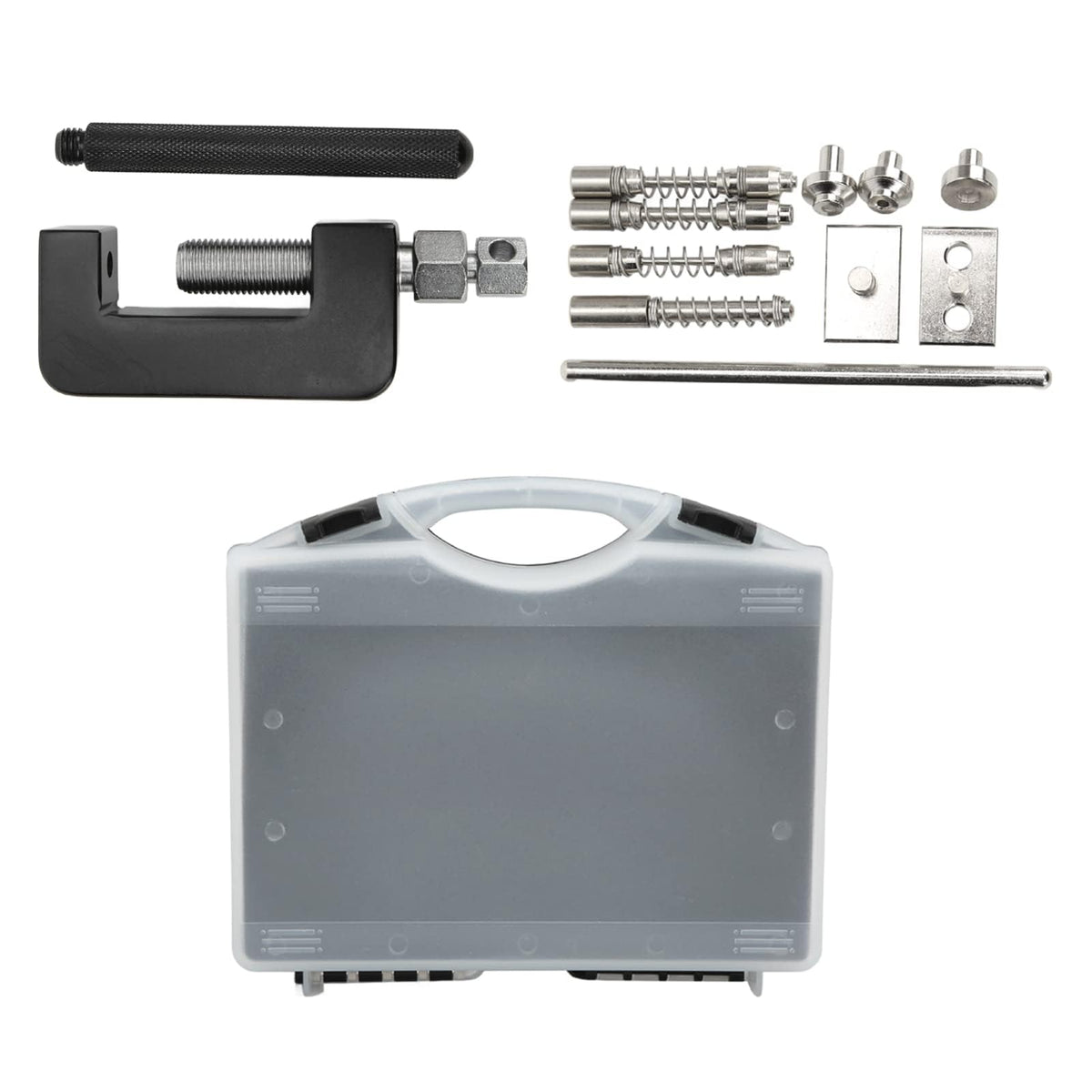 12 Pcs Motorcycle Chain Breaker Riveting Tool Set with Storage Box Q477583