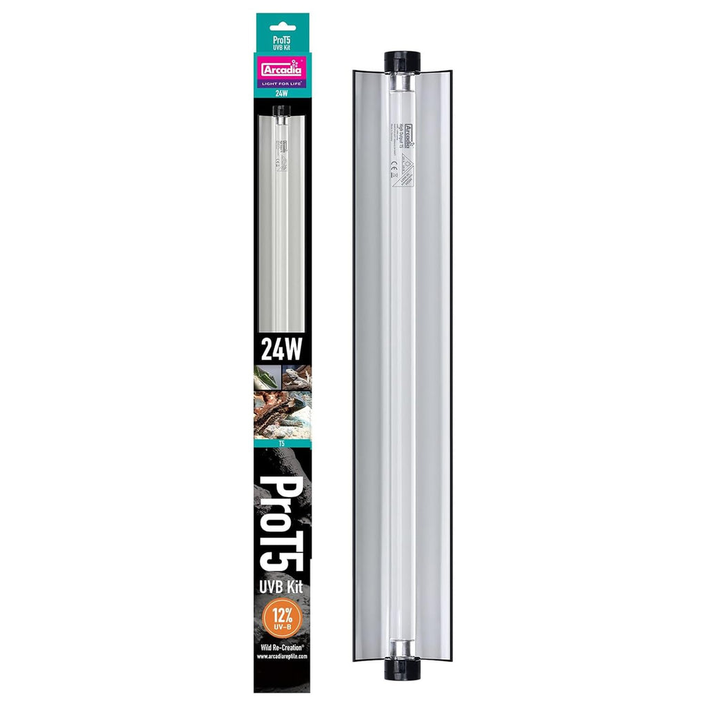 22.5" 24 Watts 12% UVB Desert Reptile Light Fixture Kit T70577