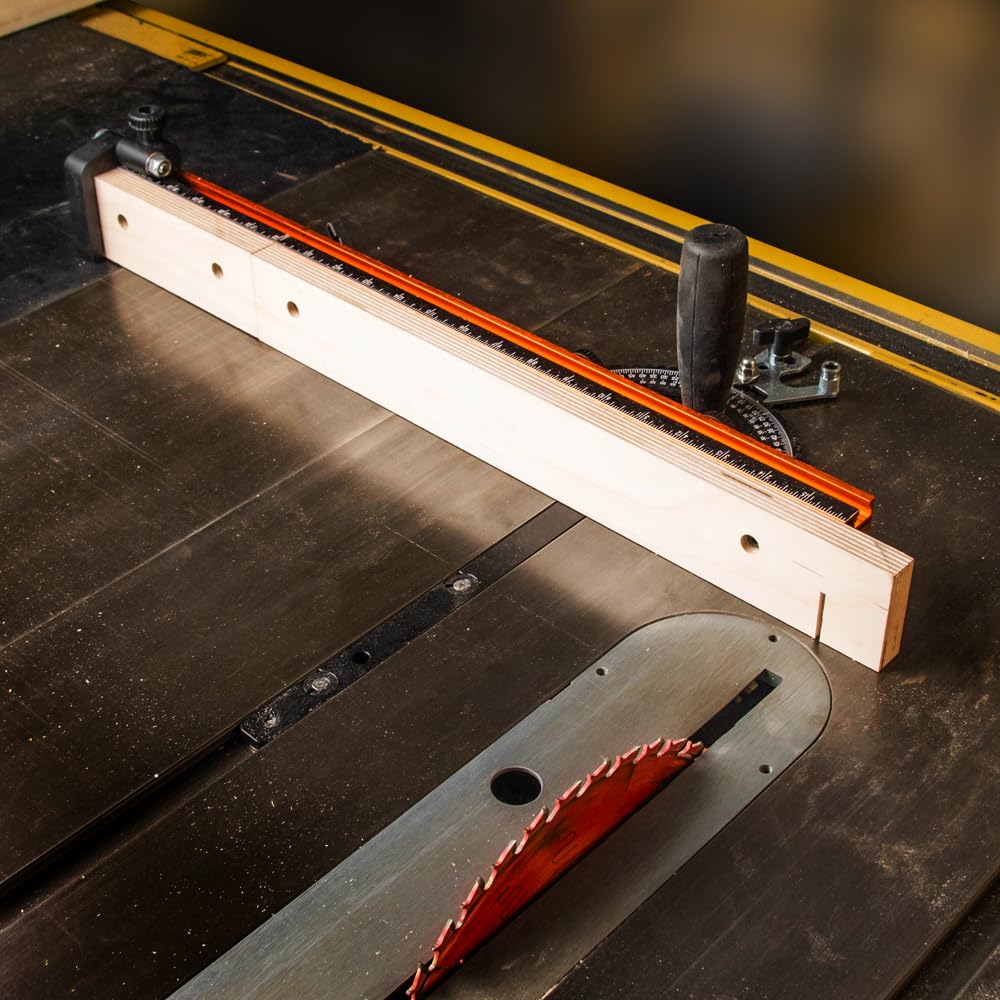 Table Saw Miter Gauge with Extension Fence T612526