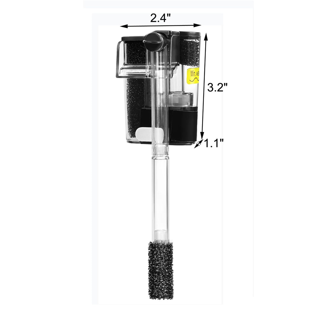 Aquarium Hang on Power Filter 3 Gallon 65GPH X804549