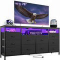 Dresser TV Stand with LED Lights H403