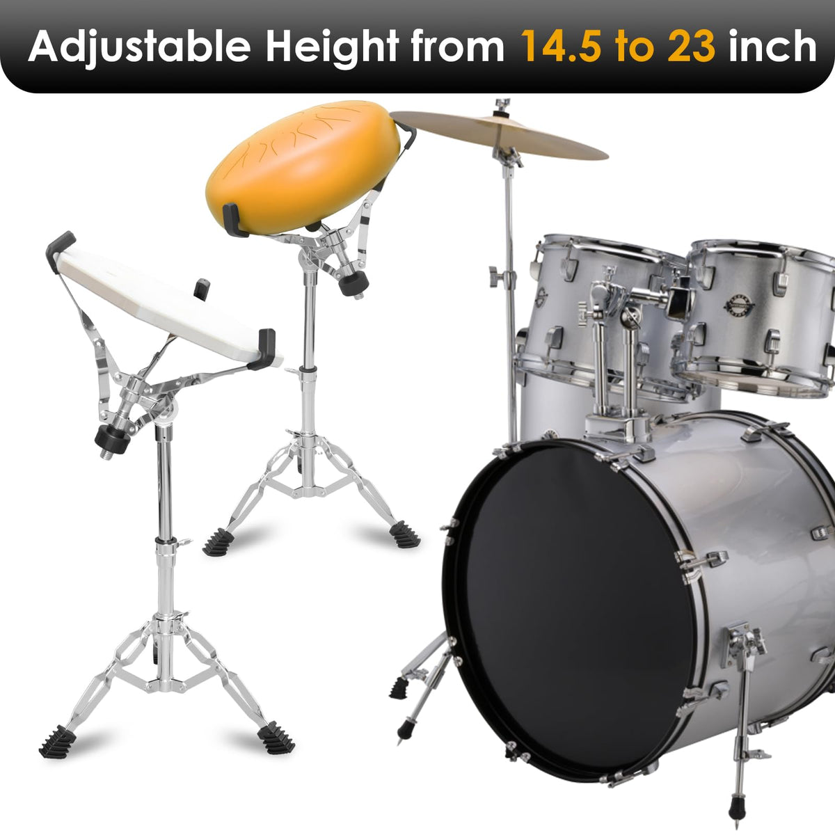 Adjustable Tripod Snare Drum Stand F988950