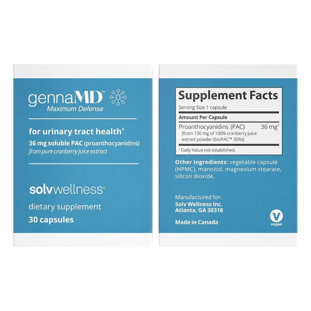 Probiotic Cranberry PAC Supplement, 30 Ct F717