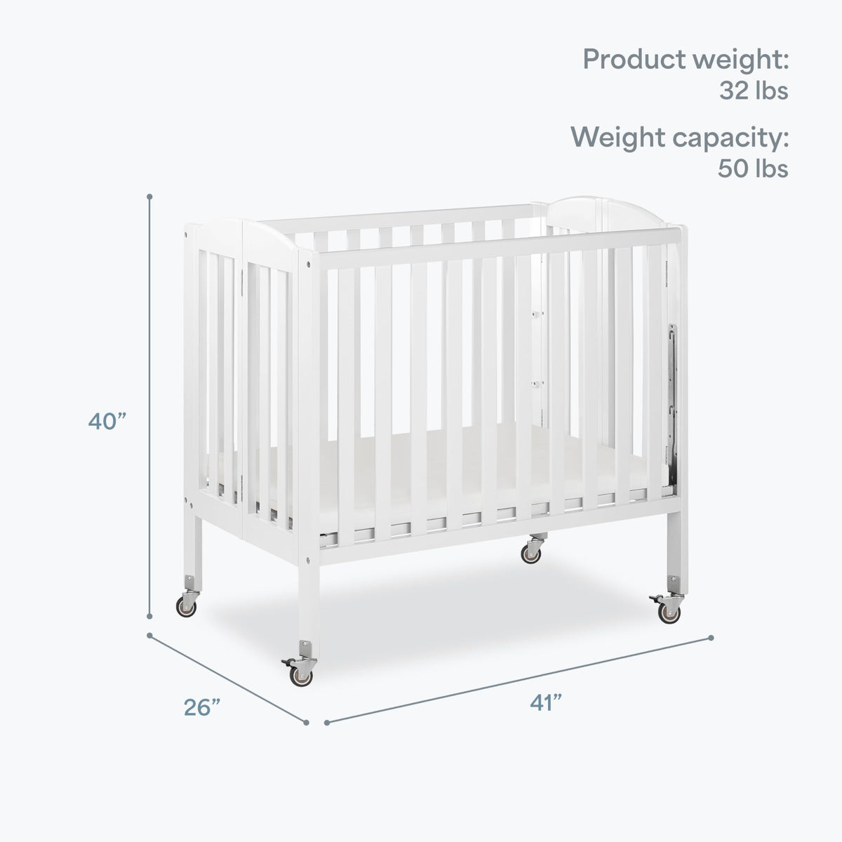 Mini Folding 3-in-1 Portable Baby Crib N330160