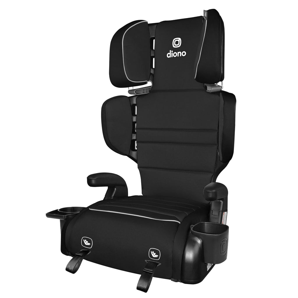 2-in-1 High Back Booster, 40-120 lbs, Black N83849