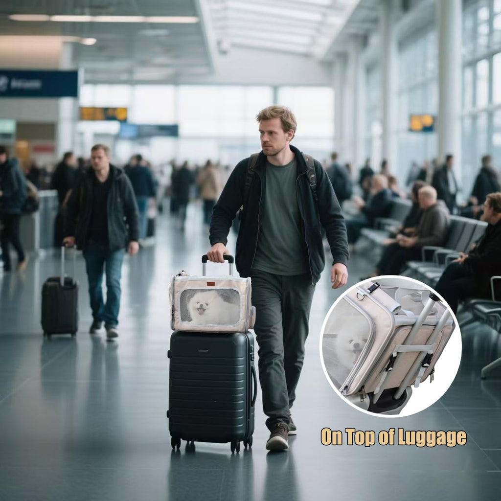 Airline Approved Soft Expandable Pet Carrier A443439