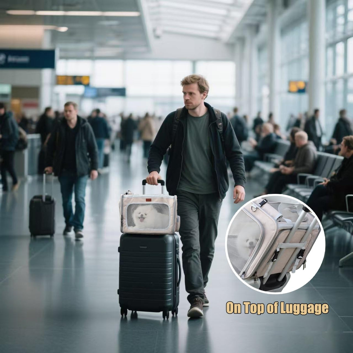 Airline Approved Soft Expandable Pet Carrier A443439