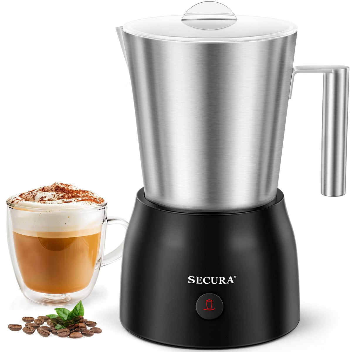 17oz Stainless Steel Hot & Cold Milk Frother L992473