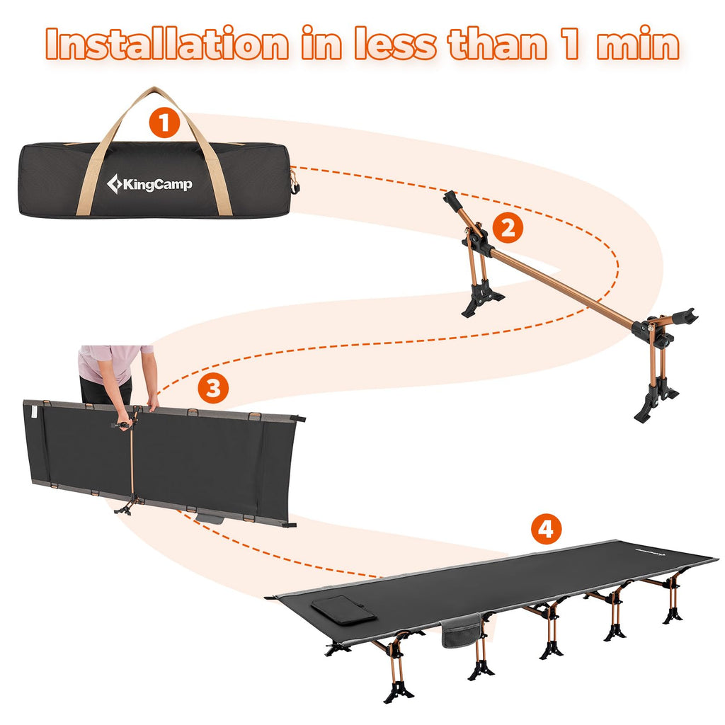 Lightweight Camping Cot J3055
