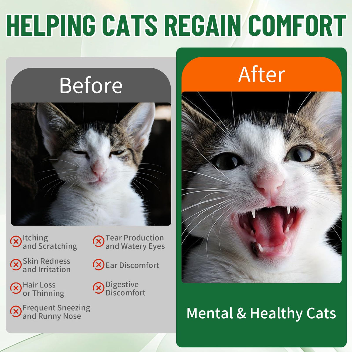 Cat Allergy & Hairball Relief Drops 60ml Q939