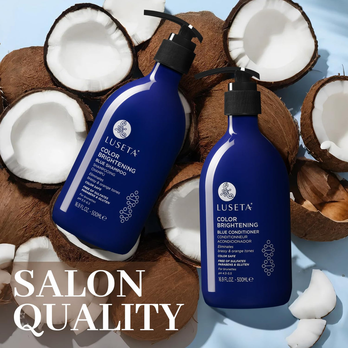 Blue Shampoo & Conditioner Set 2x16.9oz E936