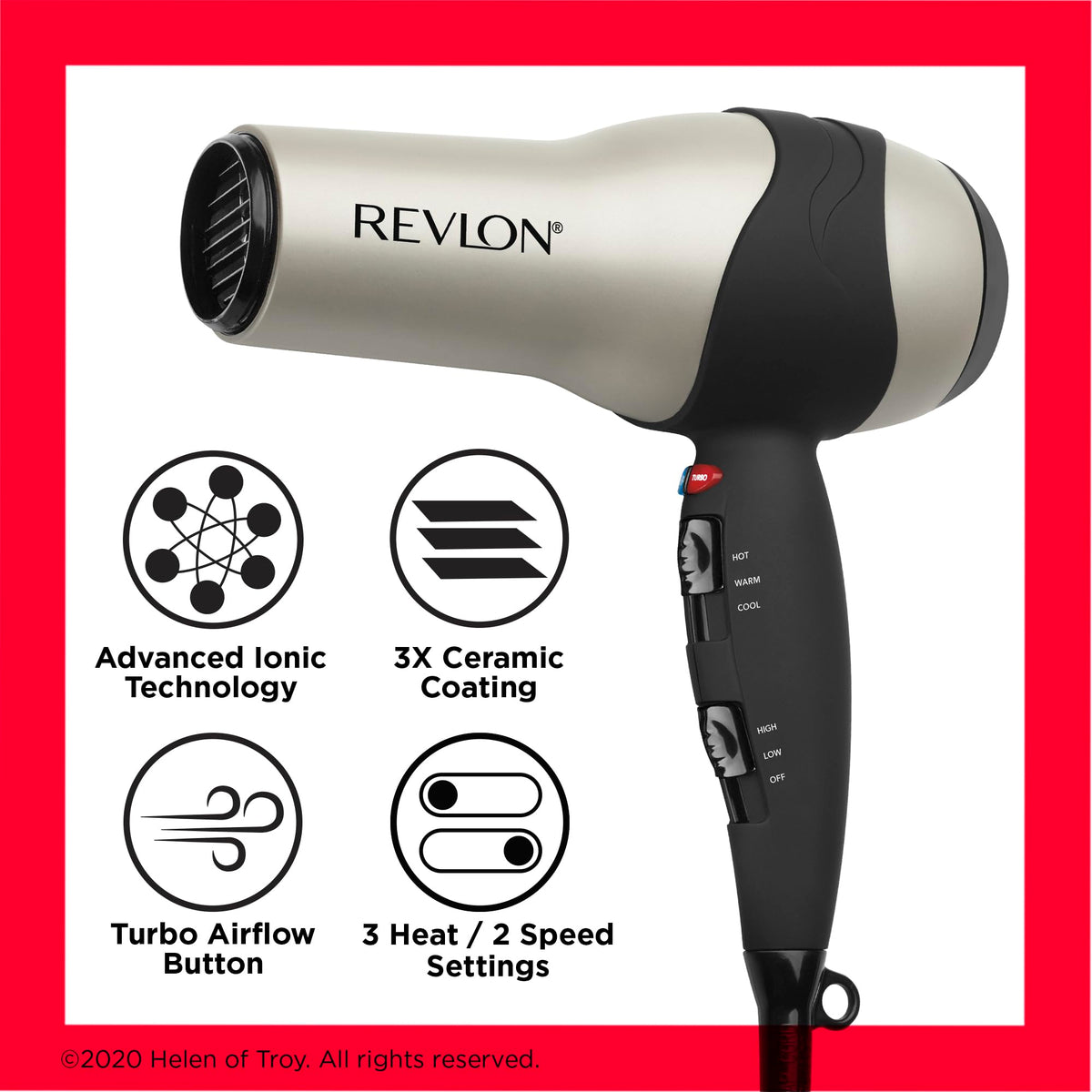 1875 Watts Fast Dry Hair Dryer F7946