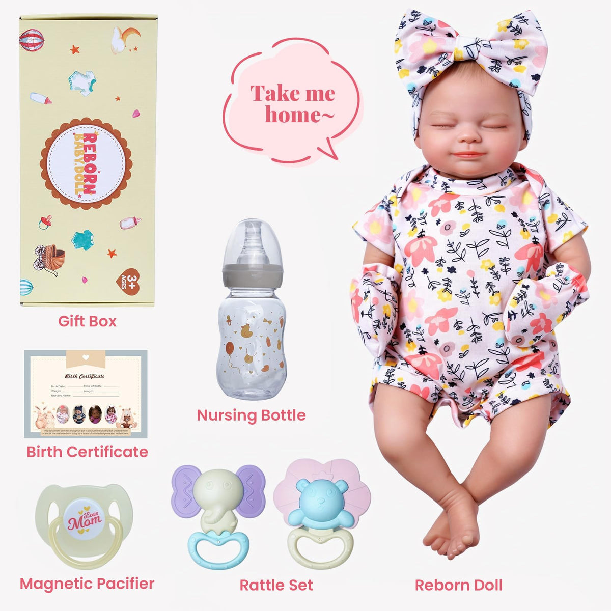 Lifelike Reborn Baby Dolls 17inch G516