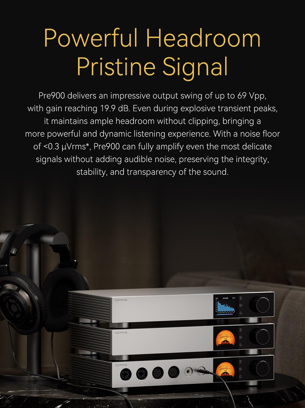 Fully Balanced Preamplifier with 3 XLR/TRS Inputs X296407