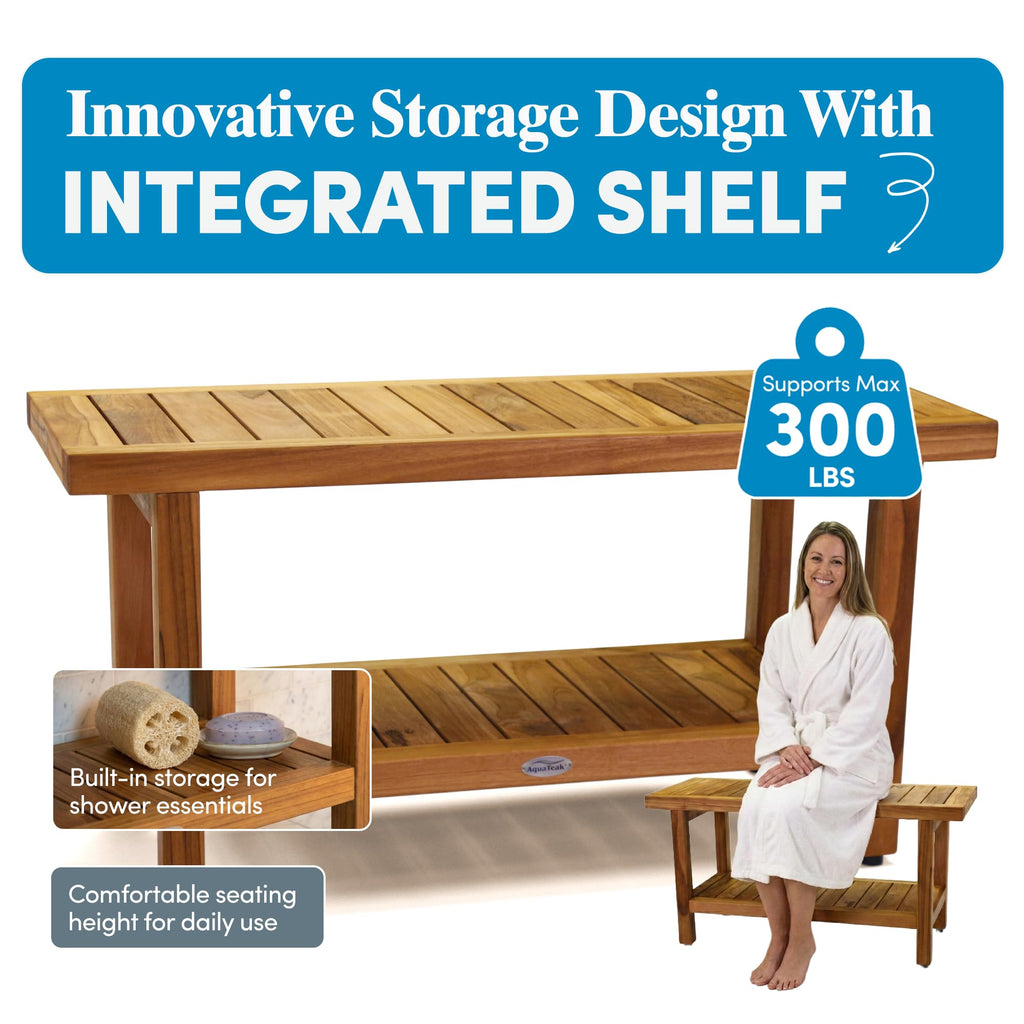 Teak Shower Bench J86317
