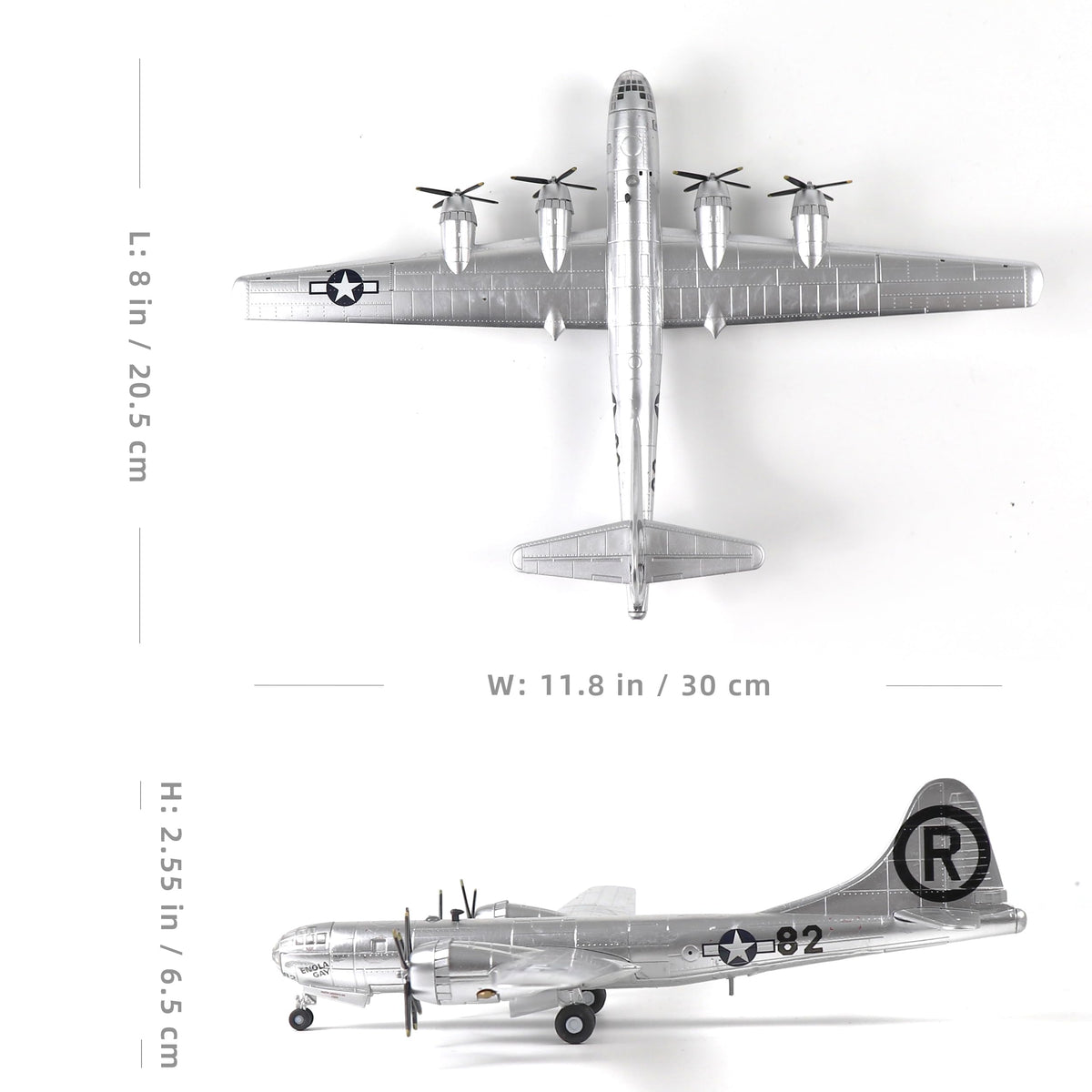 1/72 Scale B-29 Bomber Diecast Airplane Model Kit Z365