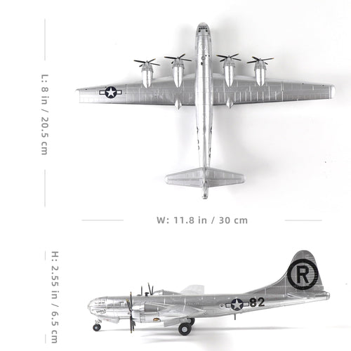 1/72 Scale B-29 Bomber Diecast Airplane Model Kit Z365