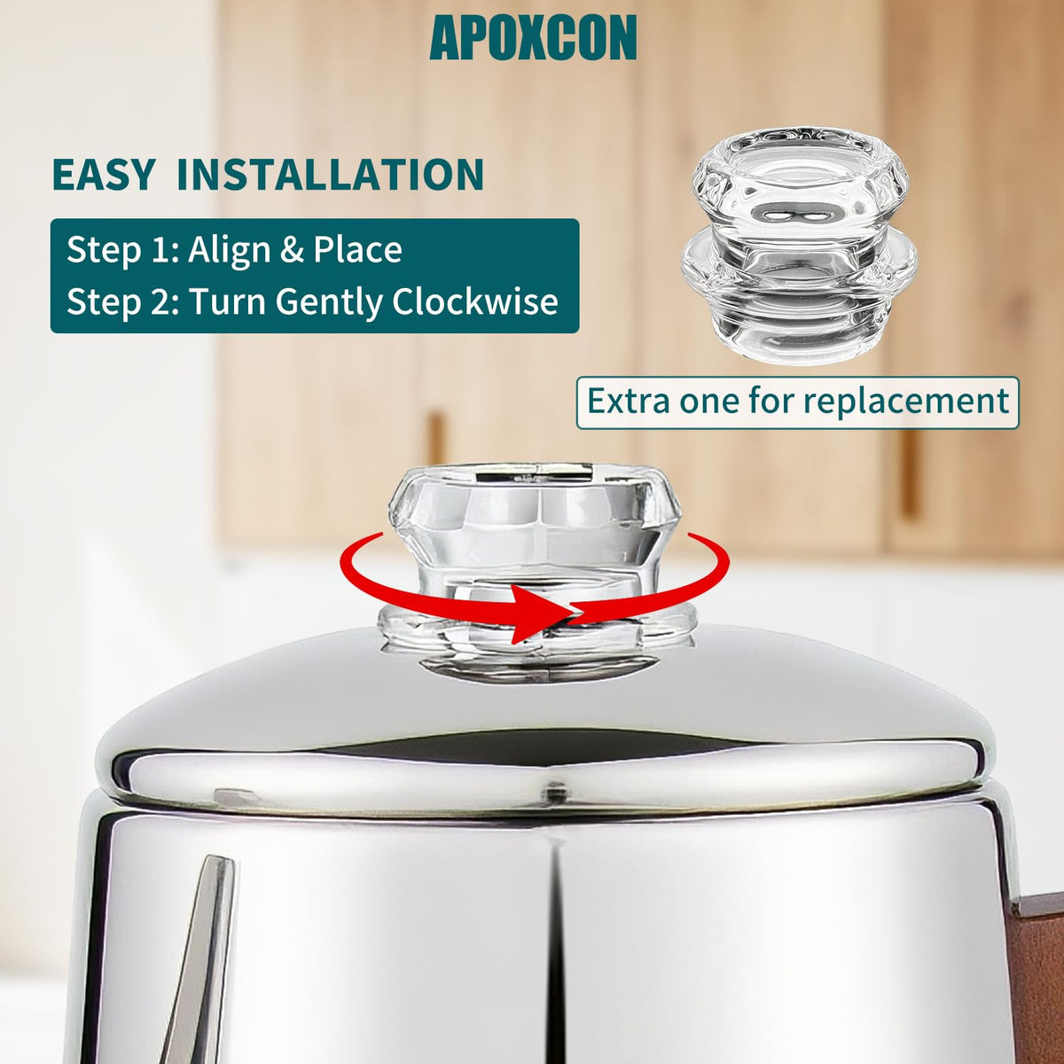 Electric Stainless Steel Coffee Percolator 8 Cup Y35649