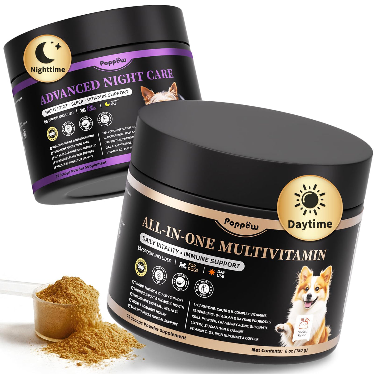 Dog Vitamins and Supplements 2 Pack Chicken A37183