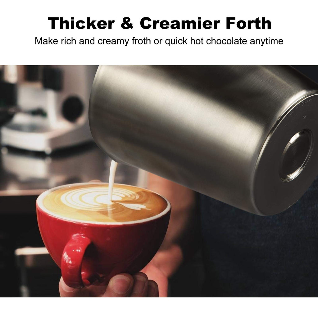 17oz Stainless Steel Hot & Cold Milk Frother L992473