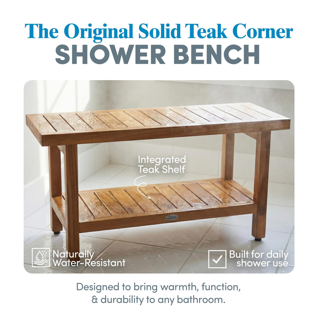 Teak Shower Bench J86317