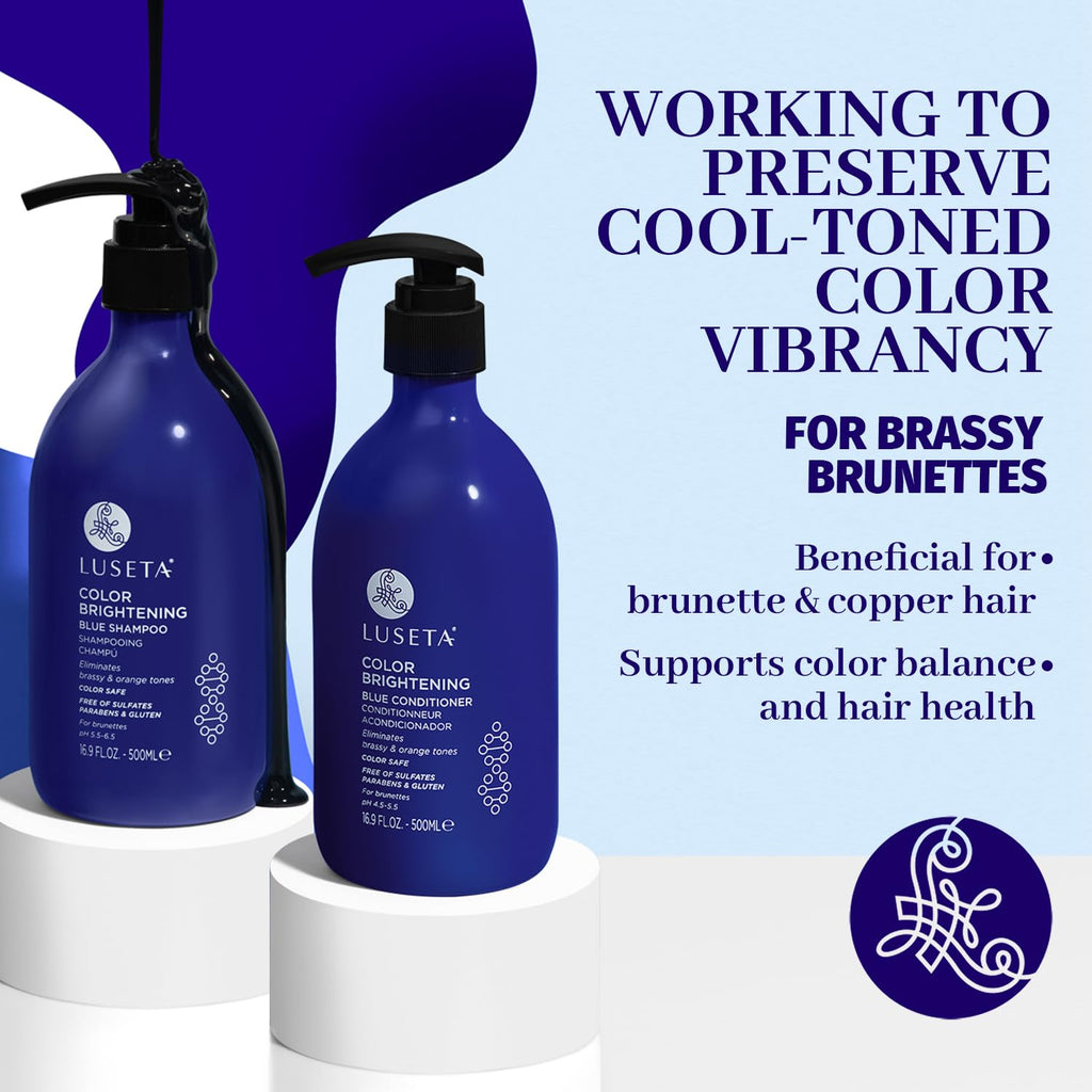 Blue Shampoo & Conditioner Set 2x16.9oz E936