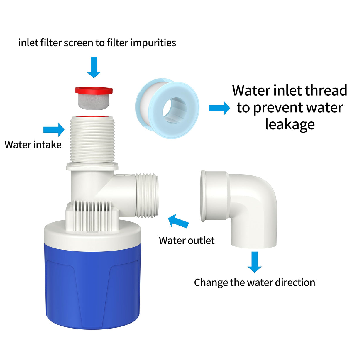 Automatic Water Level Control Valve Inside Type A263