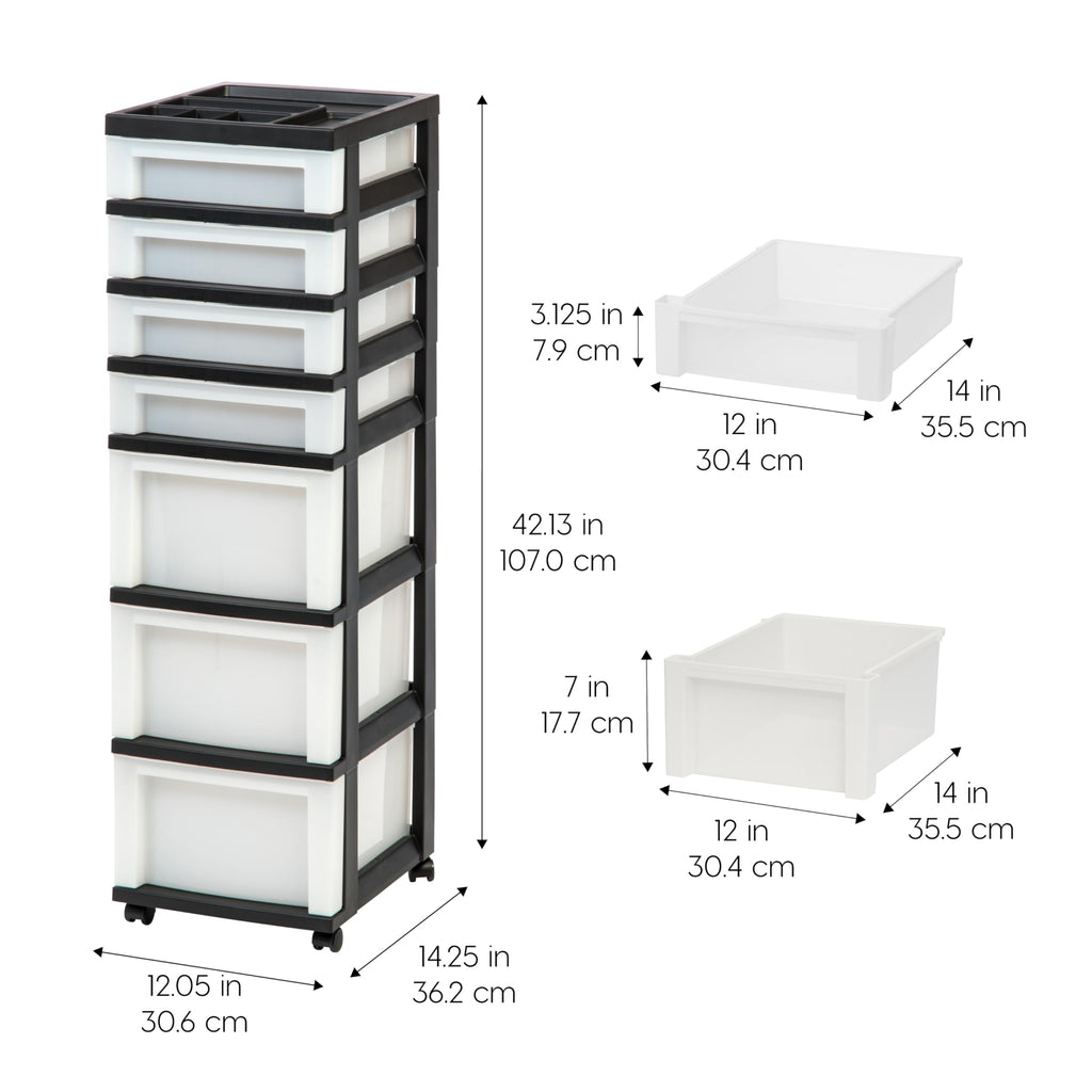 7 Drawer Rolling Storage Cart D665805