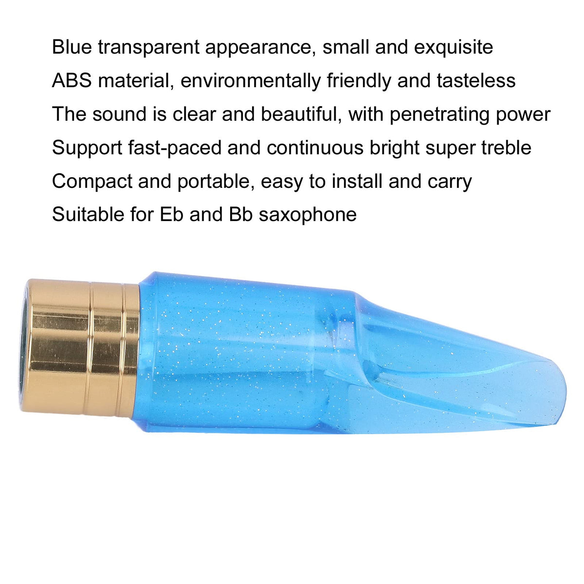 Transparent Bb Alto Saxophone Mouthpiece J5466