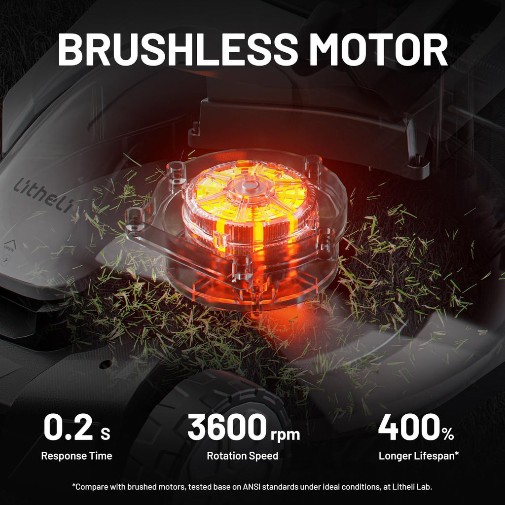 18" Cordless Electric Self Propelled Lawn Mower O5631