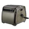 Metal Hose Reel Box, Heavy Duty Garden Hose Storage Reel, 150ft 5/8" Hose Capacity, Green M7741