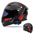 Modular Motorcycle Helmet Full Face Intercom System B547