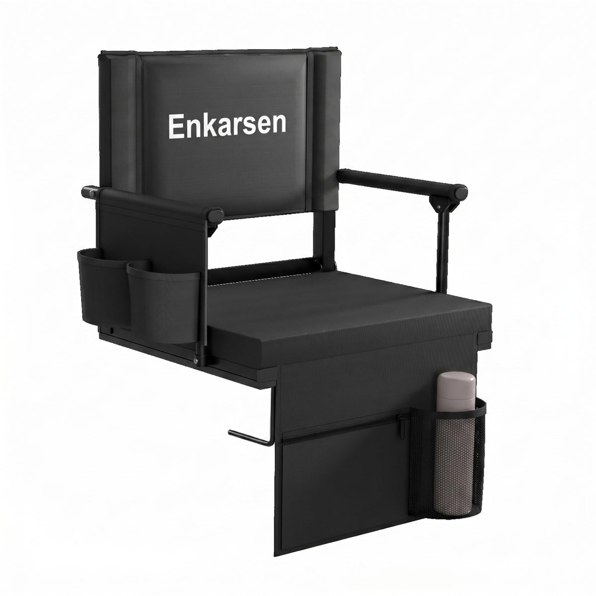 Portable Stadium Seat with Armrests & Cup Holder E593