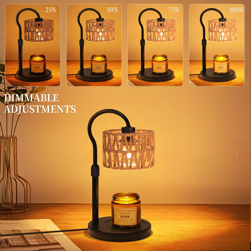 Adjustable Candle Warmer Lamp with 2 Bulbs X22941