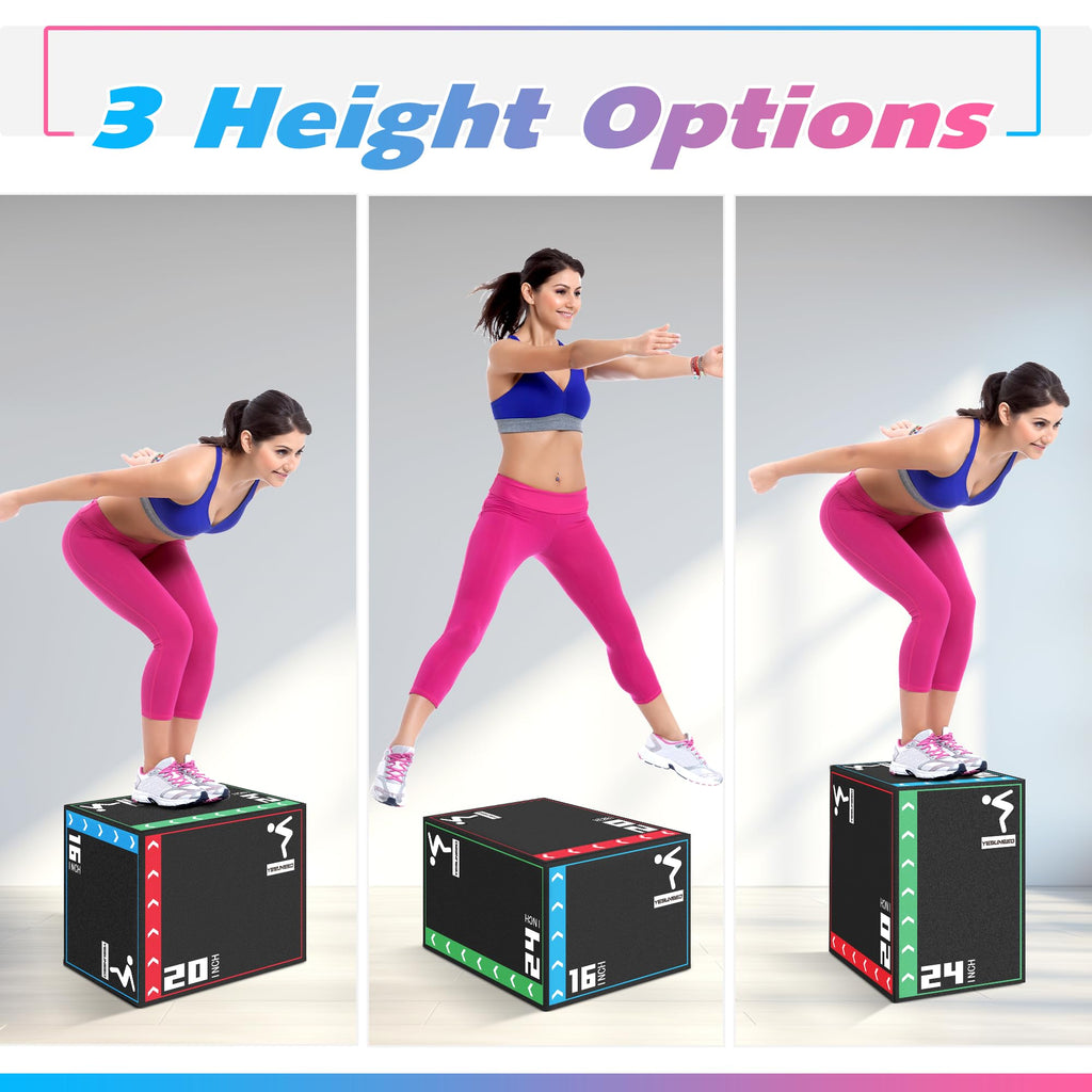 3 in 1 High Density Foam Plyo Box I881