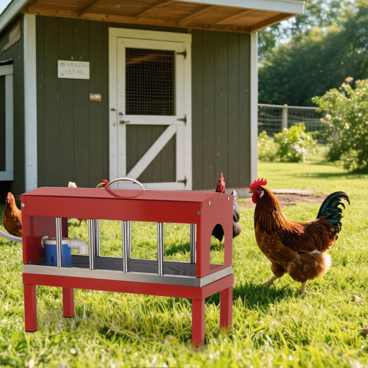 Stainless Steel Automatic Chicken Waterer S9287