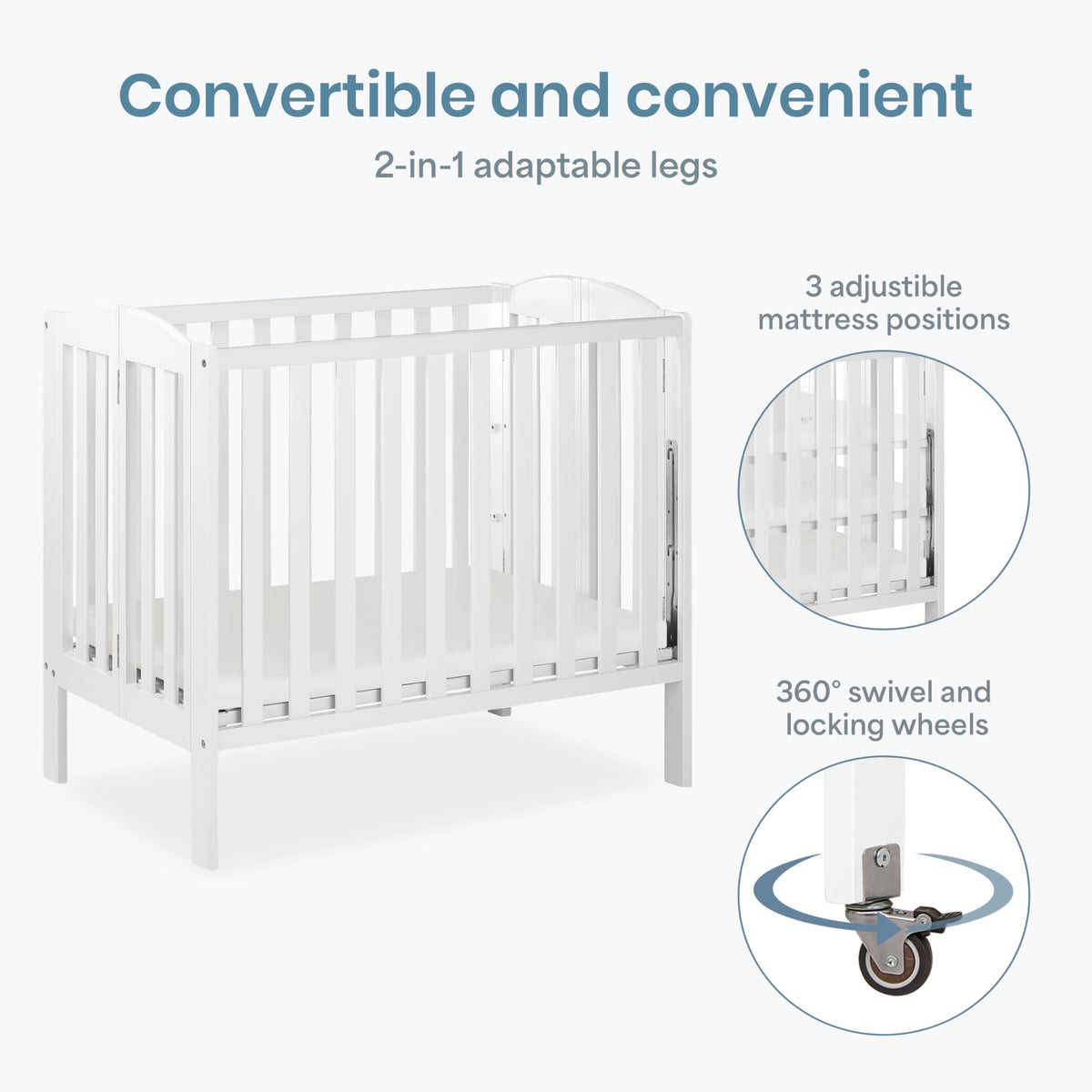 Mini Folding 3-in-1 Portable Baby Crib N330160
