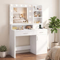 Makeup Vanity Desk with Mirror and Lights V628844
