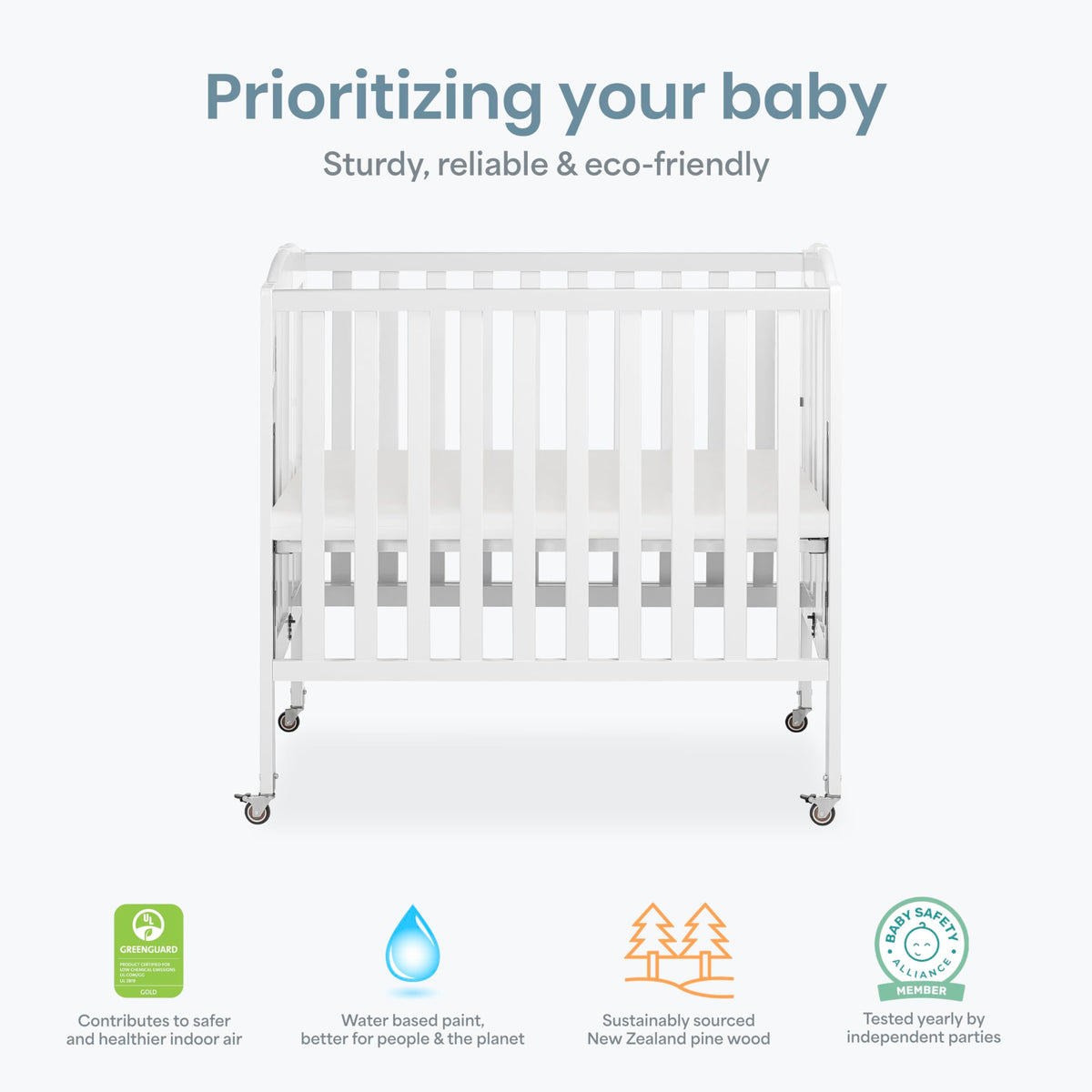 Mini Folding 3-in-1 Portable Baby Crib N330160